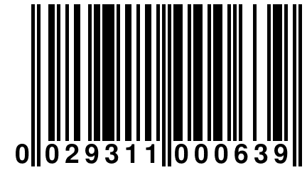 0 029311 000639