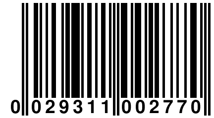 0 029311 002770