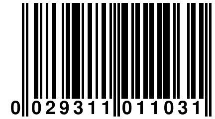 0 029311 011031