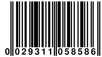 0 029311 058586