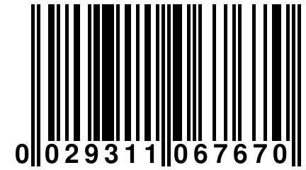 0 029311 067670