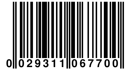 0 029311 067700