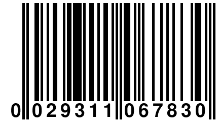 0 029311 067830