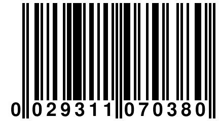 0 029311 070380