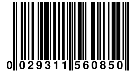 0 029311 560850