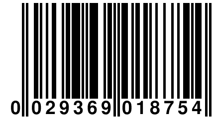 0 029369 018754