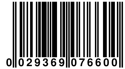 0 029369 076600