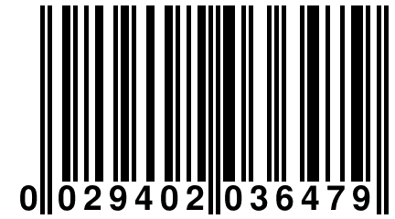 0 029402 036479