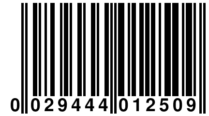 0 029444 012509