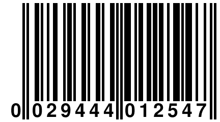 0 029444 012547