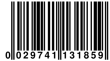 0 029741 131859