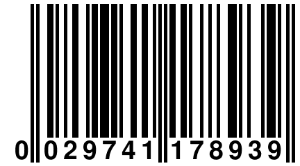 0 029741 178939