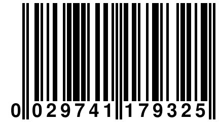 0 029741 179325