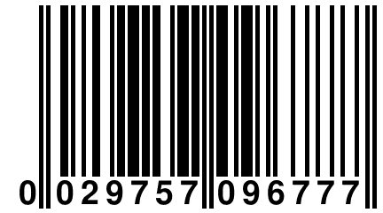 0 029757 096777