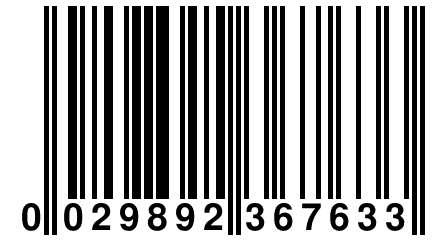 0 029892 367633