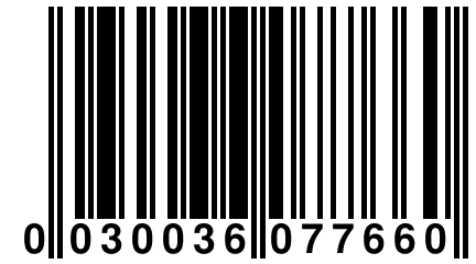 0 030036 077660