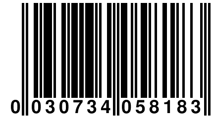 0 030734 058183