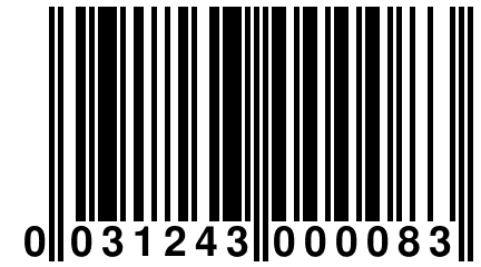 0 031243 000083