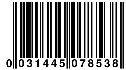 0 031445 078538