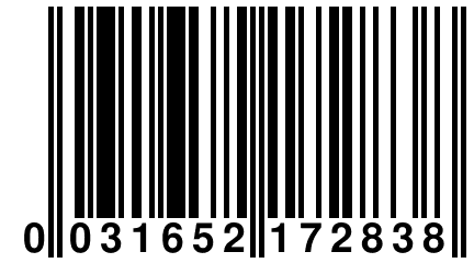 0 031652 172838