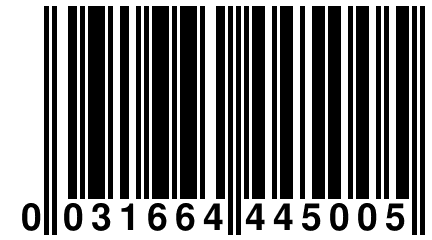 0 031664 445005