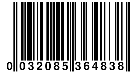 0 032085 364838