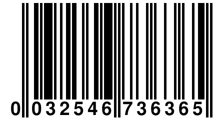 0 032546 736365