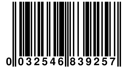 0 032546 839257