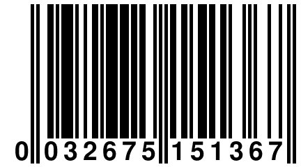 0 032675 151367