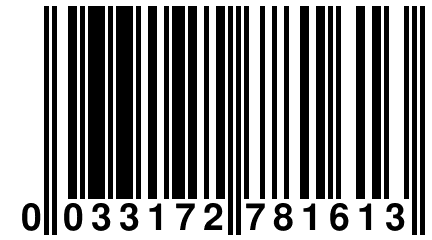 0 033172 781613