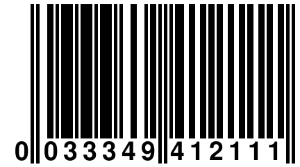 0 033349 412111