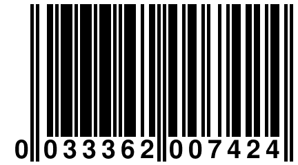 0 033362 007424