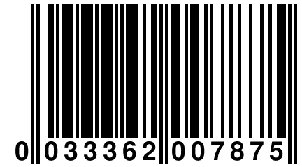 0 033362 007875