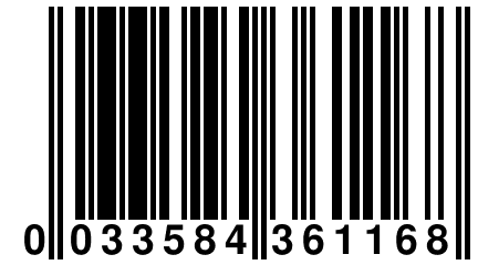 0 033584 361168