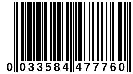 0 033584 477760