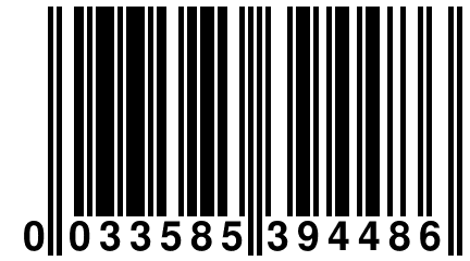 0 033585 394486