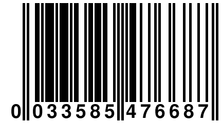 0 033585 476687