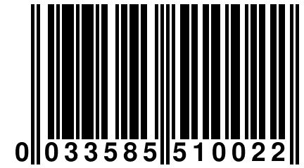 0 033585 510022