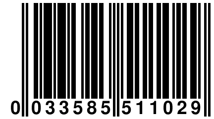 0 033585 511029