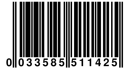 0 033585 511425