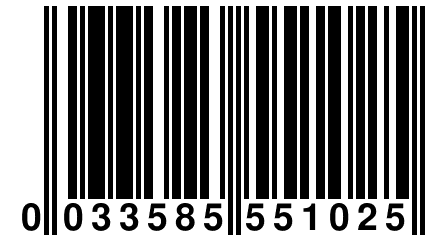 0 033585 551025