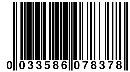 0 033586 078378