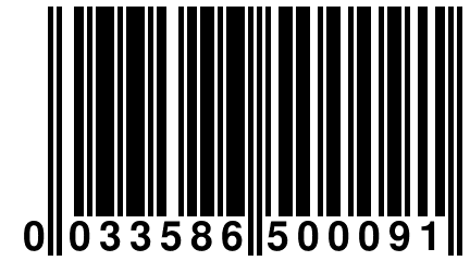 0 033586 500091