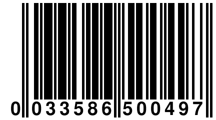 0 033586 500497