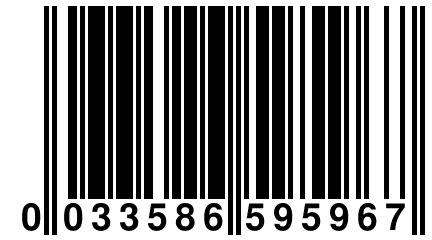 0 033586 595967