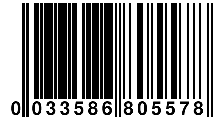 0 033586 805578