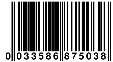 0 033586 875038