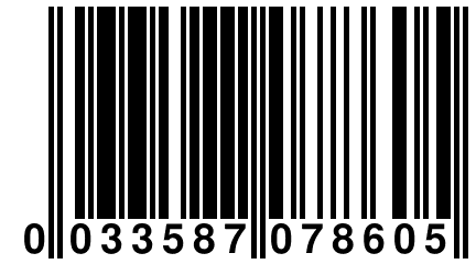 0 033587 078605