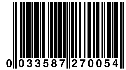 0 033587 270054