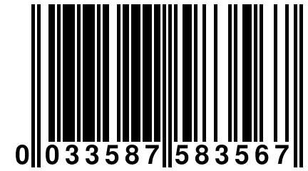 0 033587 583567